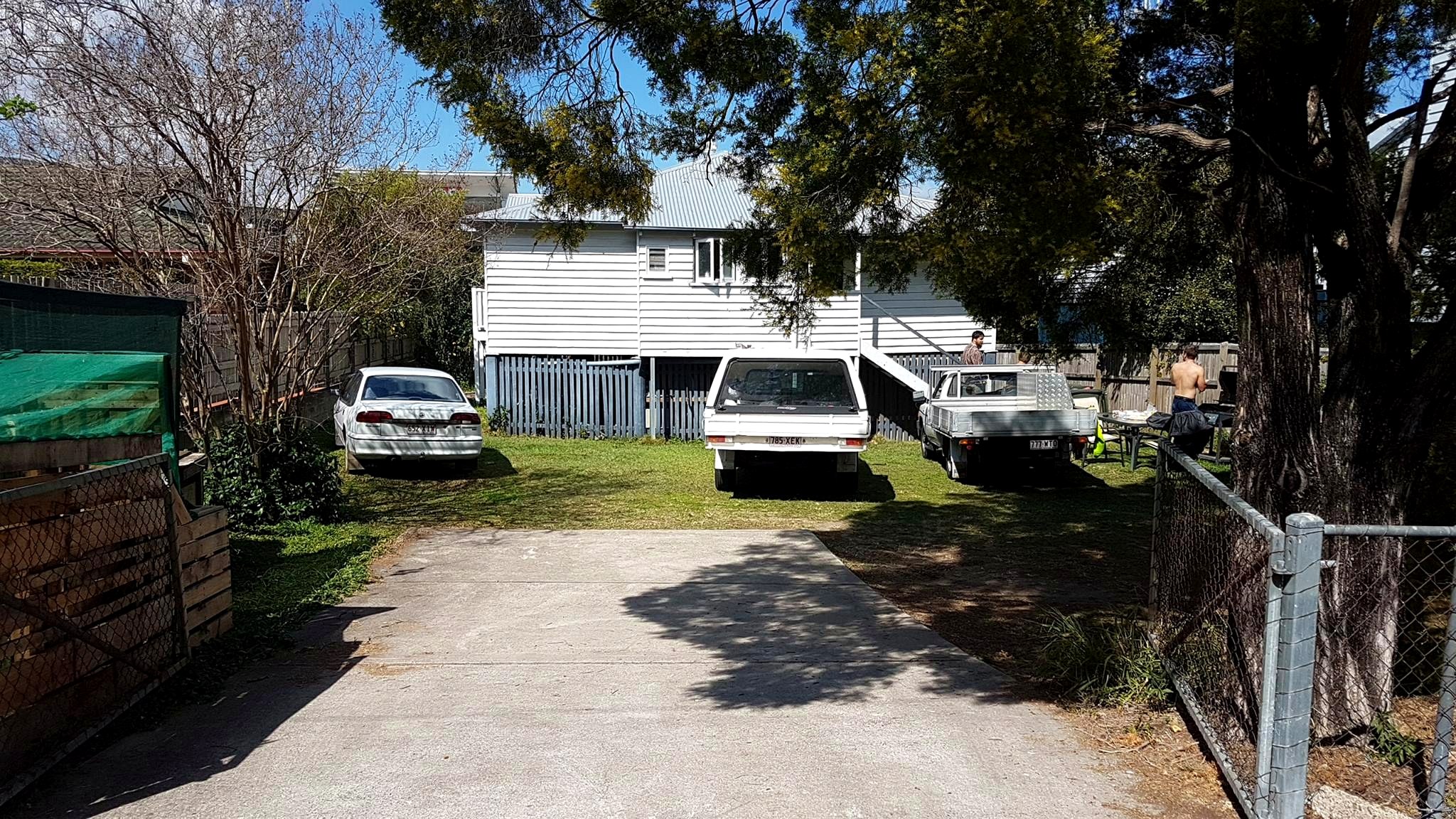 Newmarket site before major renovation and subdivision