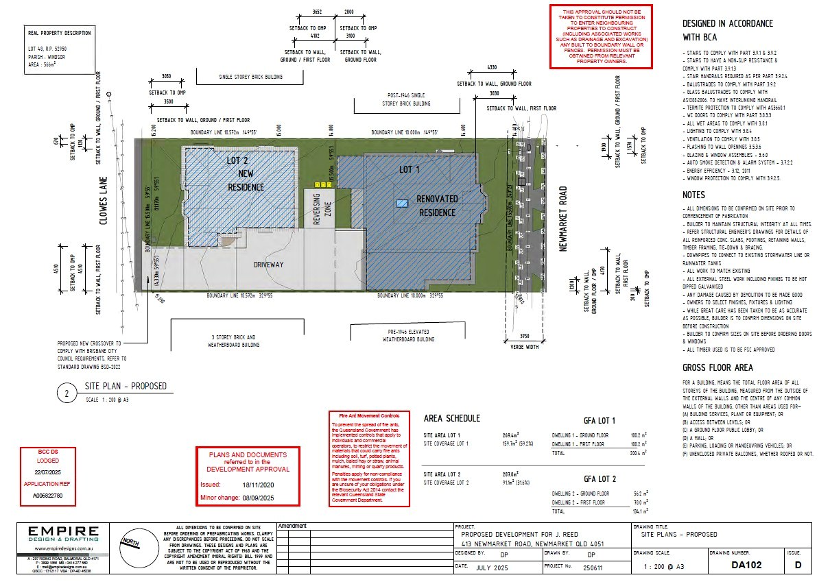 Jarrod Leigh Reed Newmarket subdivision and site planning