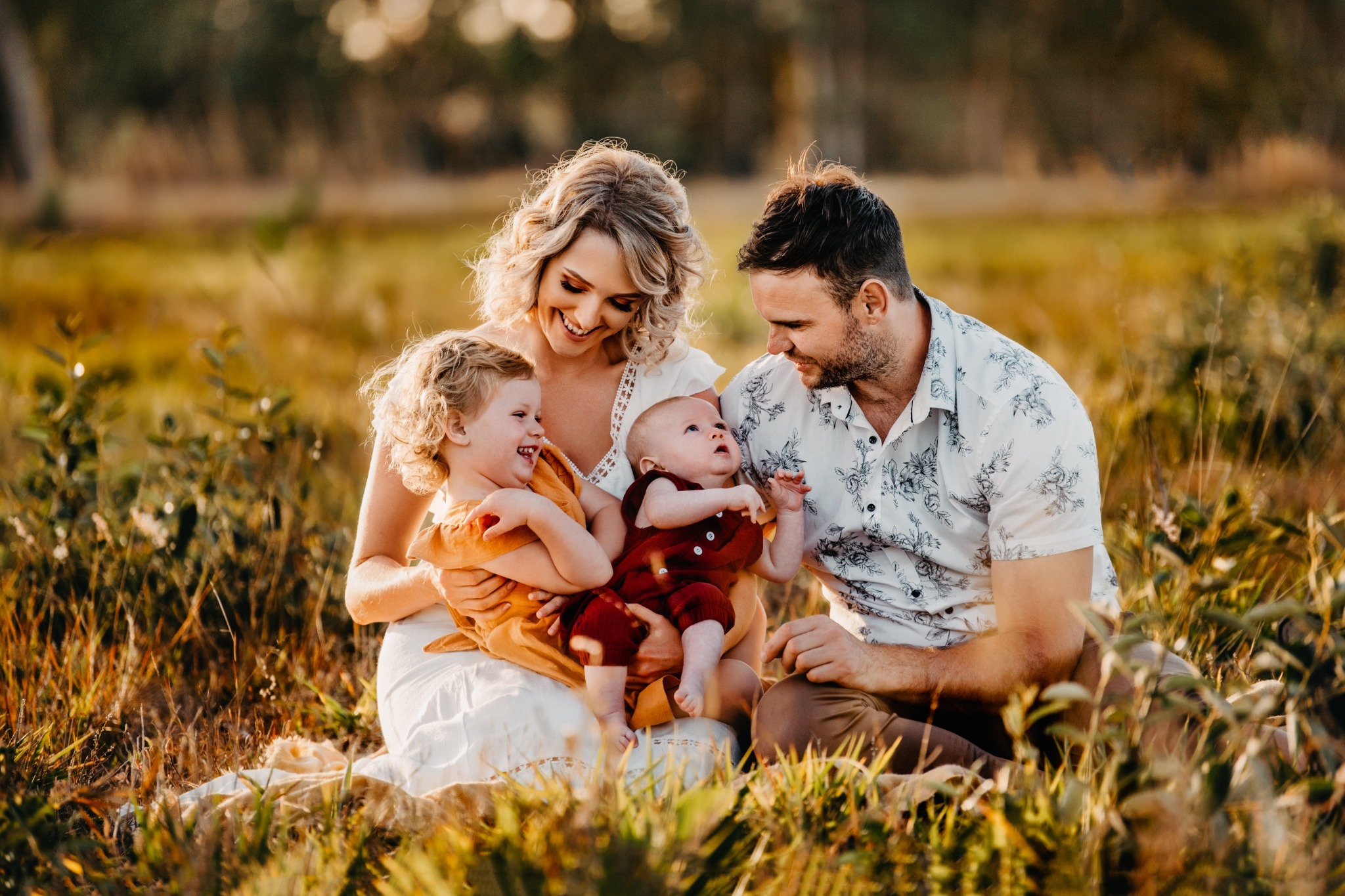 Jarrod Leigh Reed with his family